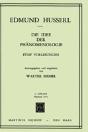 Die Idee Der Phanomenologie - Preview