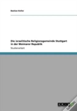 Capa do artigo Die Israelitische Religionsgemeinde Stuttgart In Der Weimarer Republik