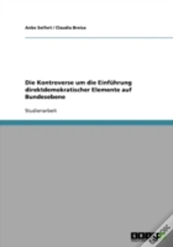 Capa do artigo Die Kontroverse Um Die Einfuhrung Direktdemokratischer Elemente Auf Bundesebene