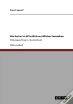Capa do artigo Die Kultur Im Aã‚Â¶Ffentlich-Rechtlichen Fernsehen