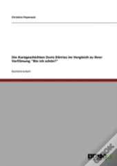 Die Kurzgeschichten Doris Daã‚Â¶Rries Im Vergleich Zu Ihrer Verfilmung 