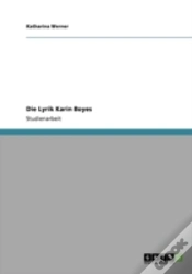 Capa do artigo Die Lyrik Karin Boyes
