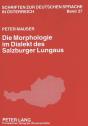 Die Morphologie Im Dialekt Des Salzburger Lungaus - Preview