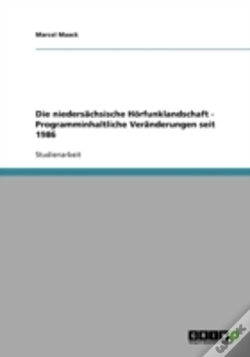 Capa do artigo Die Niedersachsische Horfunklandschaft - Programminhaltliche Veranderungen Seit 1986