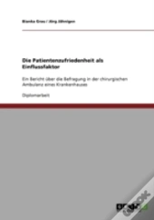 Die Patientenzufriedenheit Als Einflussfaktor