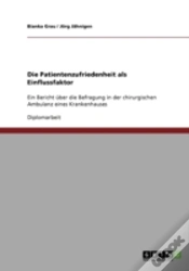 Capa do artigo Die Patientenzufriedenheit Als Einflussfaktor