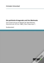 Capa do artigo Die Politische Kriegsrede Und Ihre Merkmale
