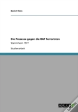 Capa do artigo Die Prozesse Gegen Die Raf Terroristen