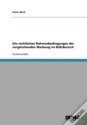 Capa do artigo Die Rechtlichen Rahmenbedingungen Der Vergleichenden Werbung Im B2b-Bereich