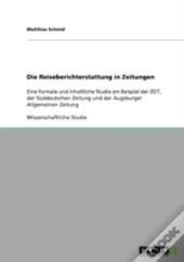 Die Reiseberichterstattung In Zeitungen
