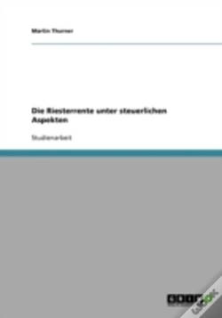 Capa do artigo Die Riesterrente Unter Steuerlichen Aspekten