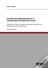 Die Rolle Des Niederdeutschen In Ostfriesischen Grundschulen Heute
