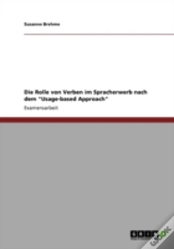 Capa do artigo Die Rolle Von Verben Im Spracherwerb Nach Dem "Usage-Based Approach"