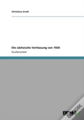 Die Sachsische Verfassung Von 1920