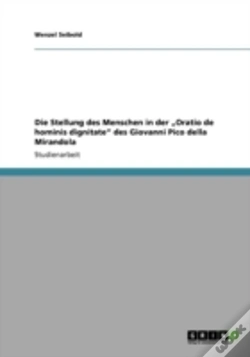 Capa do artigo Die Stellung Des Menschen In Der Aã¢Â€Šâ¬Zoratio De Hominis Dignitateaã¢Â€Šâ¬Ã…Â€Œ Des Giovanni Pico Della Mirandola