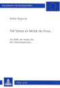 Die Syntax Als Metrik Der Prosa - Preview