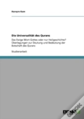 Die Universalitaã‚Â¤T Des Qurans