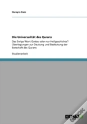 Capa do artigo Die Universalitaã‚Â¤T Des Qurans
