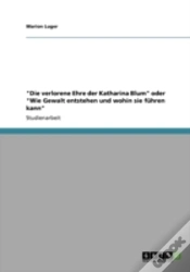 Capa do artigo "Die Verlorene Ehre Der Katharina Blum" Oder "Wie Gewalt Entstehen Und Wohin Sie Fuhren Kann"