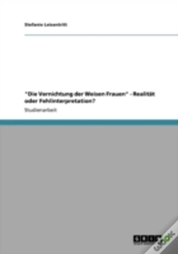 Capa do artigo "Die Vernichtung Der Weisen Frauen" - Realitat Oder Fehlinterpretation?