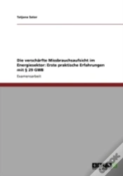 Capa do artigo Die Verschaã‚Â¤Rfte Missbrauchsaufsicht Im Energiesektor
