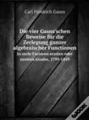 Capa do artigo Die Vier Gauss