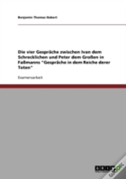 Capa do artigo Die Vier Gespr Che Zwischen Ivan Dem Sch