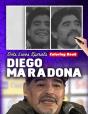 Diego Maradona Dots Lines Spirals Coloring Book - Preview