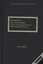 Capa do artigo Difference And Givenness