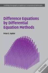 Difference Equations By Differential Equation Methods