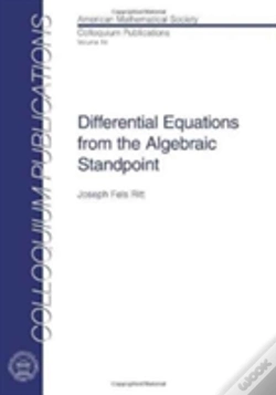 Capa do artigo Differential Equations From The Algebraic Standpoint