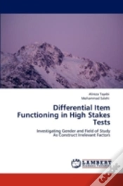 Capa do artigo Differential Item Functioning In High Stakes Tests