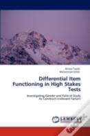 Differential Item Functioning In High Stakes Tests