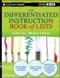 Differentiated Instruction Book Of Lists - Preview