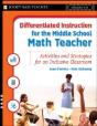 Differentiated Instruction For The Middle School Math Teacher - Preview