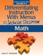Differentiating Instruction With Menus For The Inclusive Classroom - Preview