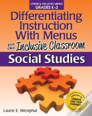 Differentiating Instruction With Menus For The Inclusive Classroom