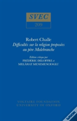 Capa do artigo Difficultes Sur La Religion Proposees Au Pere Malebranche