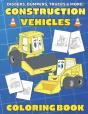 Diggers, Dumpers, Trucks & More! Construction Vehicles Coloring Book - Preview