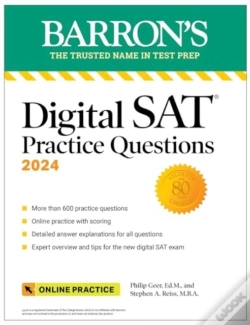 Capa do artigo Digital Sat Practice Questions 2024: More Than 600 Practice Exercises For The New Digital Sat + Tips + Online Practice