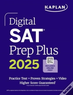 Capa do artigo Digital Sat Prep Plus 2025: Includes A Full Length Practice Test, 700+ Practice Questions + 1 Year Access To Online Quizzes And Video Instruction