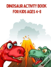 Capa do artigo Dinosaur Activity Book For Kids Ages 4-8