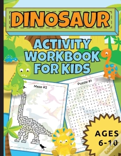 Capa do artigo Dinosaur Activity Workbook For Kids Ages 6-10