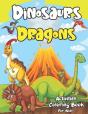 Dinosaur And Dragon Coloring Book For Kids - Preview