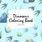 Dinosaur Coloring Book For Children (8.5x8.5 Coloring Book / Activity Book) - Preview