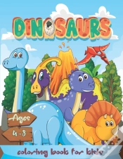 Capa do artigo Dinosaur Coloring Book For Kids Ages 4-8