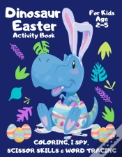 Capa do artigo Dinosaur Easter Activity Book For Kids Age 2-5