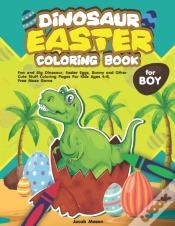 Capa do artigo Dinosaur Easter Coloring Book For Boys