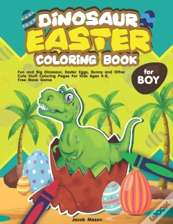 Capa do artigo Dinosaur Easter Coloring Book For Boys