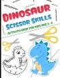 Dinosaur Scissor Skills Activity Book For Kids Age 3-5 - Preview